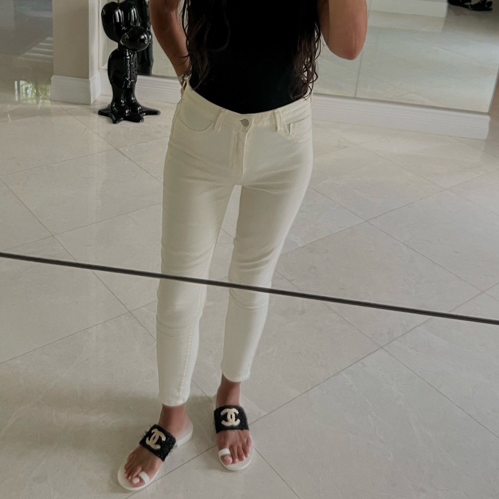 L'AGENCE Margot High-Rise Skinny Ankle Jeans
